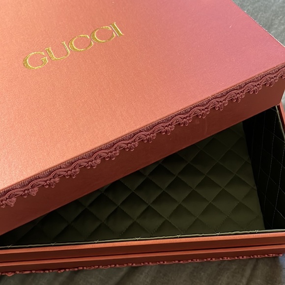 NWT Pink Shiny Gucci Horsebit ‘55 Anaconda Bag Comes with EVERYTHING - Picture 12 of 16